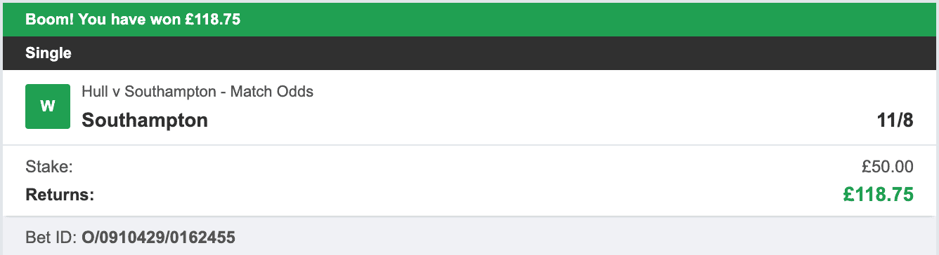 Championship Tipster - Winner 5 - 2023-10-21