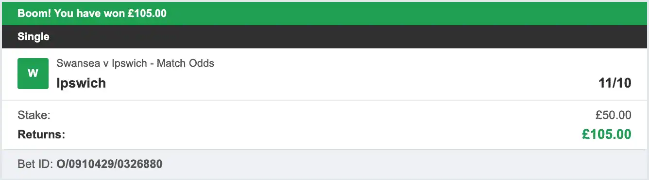 Championship Tipster - Winner 1 - 2025-11-08