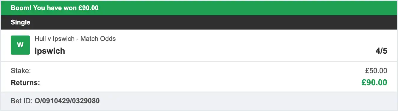 Championship Tipster - Winner 1 - 2025-11-25