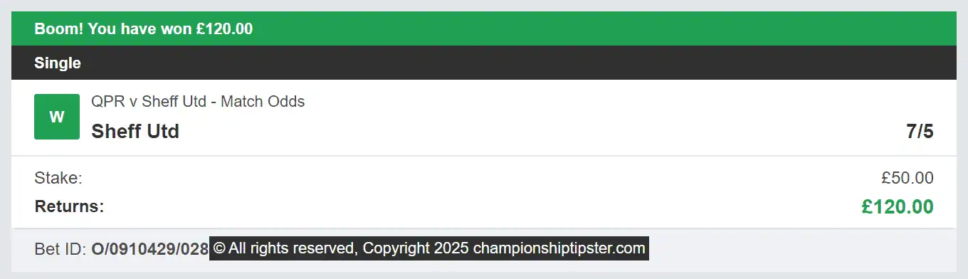 Championship Tipster - Winner 5 - 2025-03-01