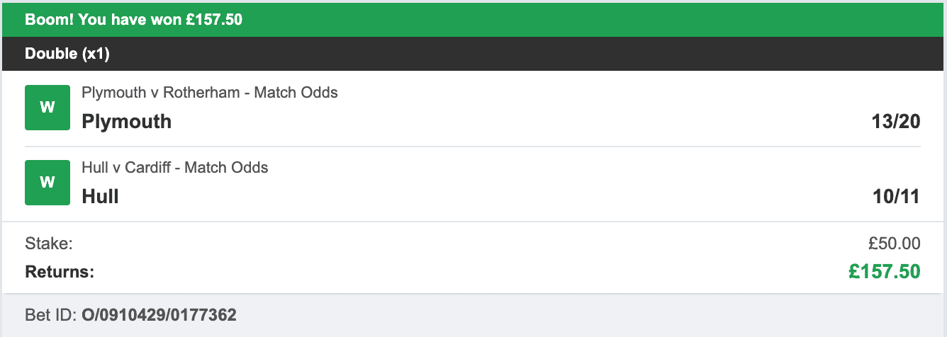 Championship Tipster - Winner Double - 2023-12-16
